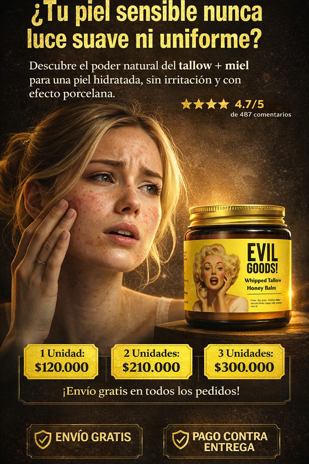 Sebo De Res EVIL GOODS - Caja Amarilla