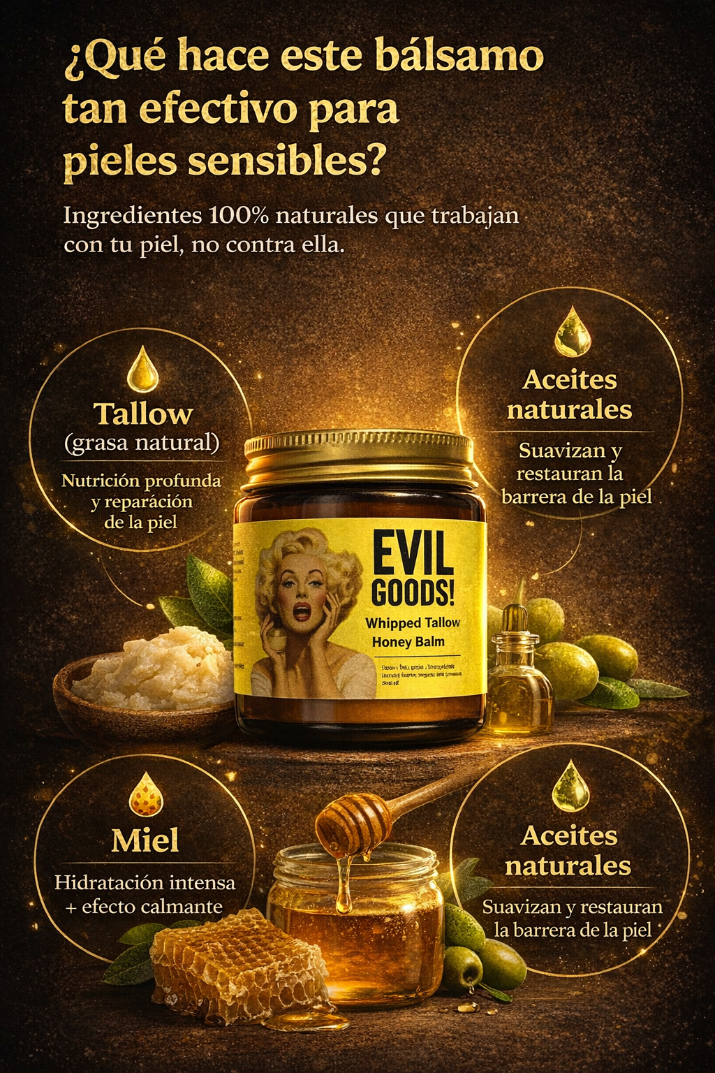 Sebo De Res EVIL GOODS - Caja Amarilla